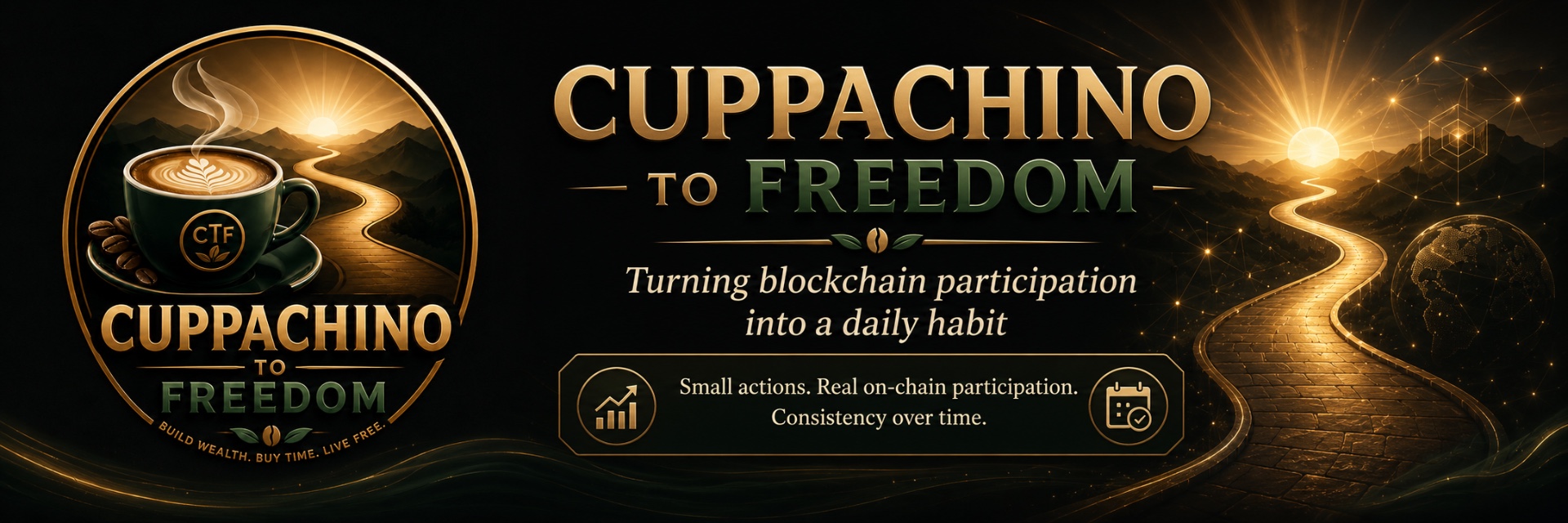 Cuppachino to Freedom banner
